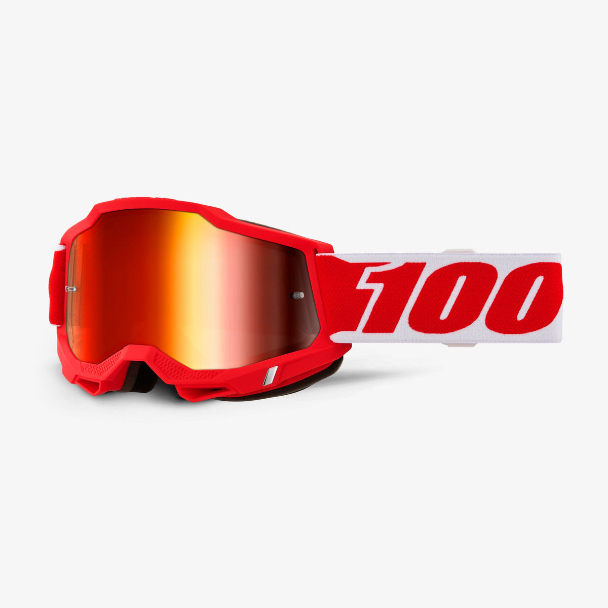 Óculos de proteção 100% ACCURI 2 Rd001 com lente espelhada vermelha