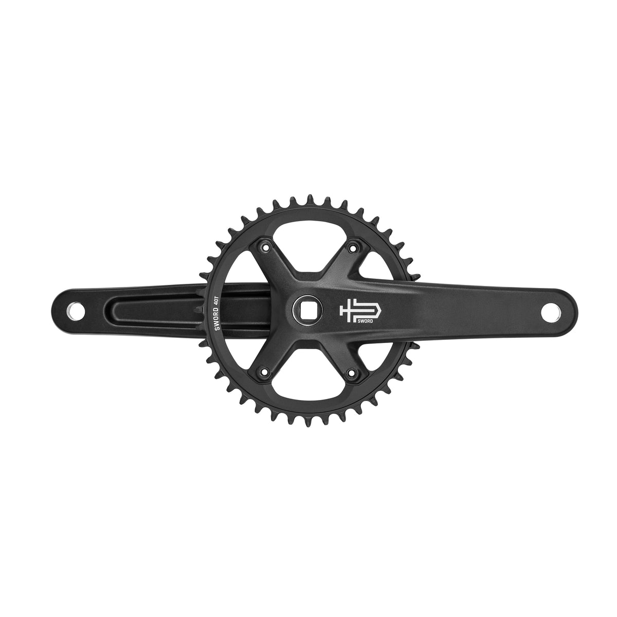 Pedaleiro MICROSHIFT SWORD BLACK 1x de 40 dentes FC-G7900-40