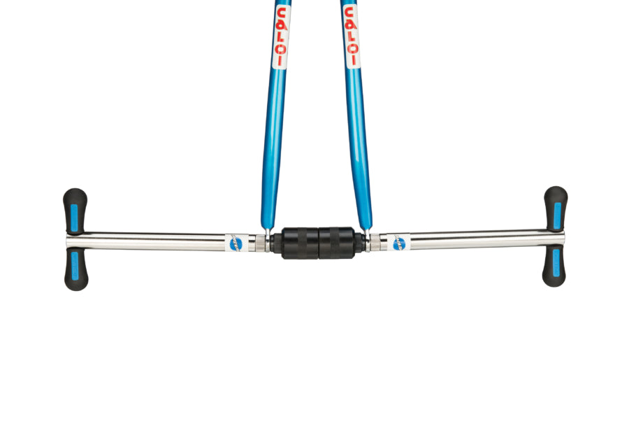 Park Tool FFG-2 instalado numa forqueta corretamente alinhada