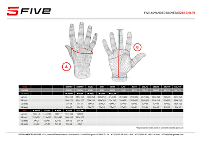 Luvas FIVE RC3 Branco