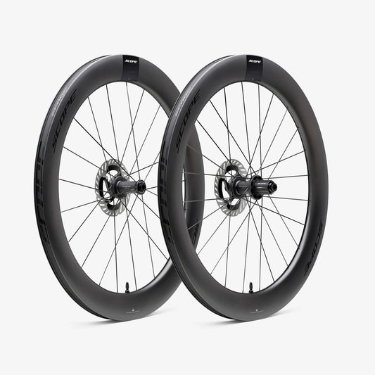 Par de Rodas SCOPE Race R6 Tubeless Ready (Centerlock) Preto
