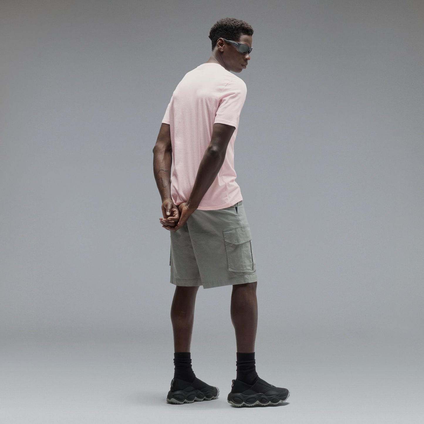 T-shirt OAKLEY O BARK 2.0 cor-de-rosa desbotada
