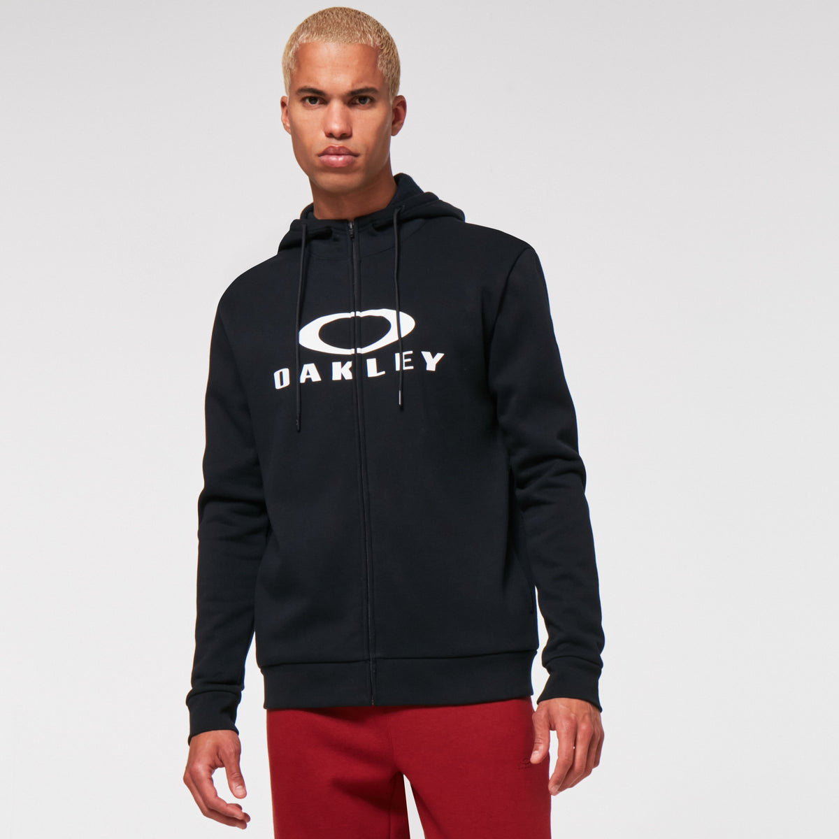 Casaco com Capuz OAKLEY BARK FZ 2.0 Preto/Branco