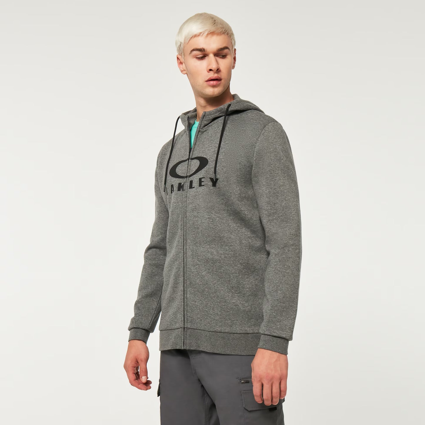 Moletom com capuz OAKLEY BARK FZ HOODIE 2.0 New Athletic Grey