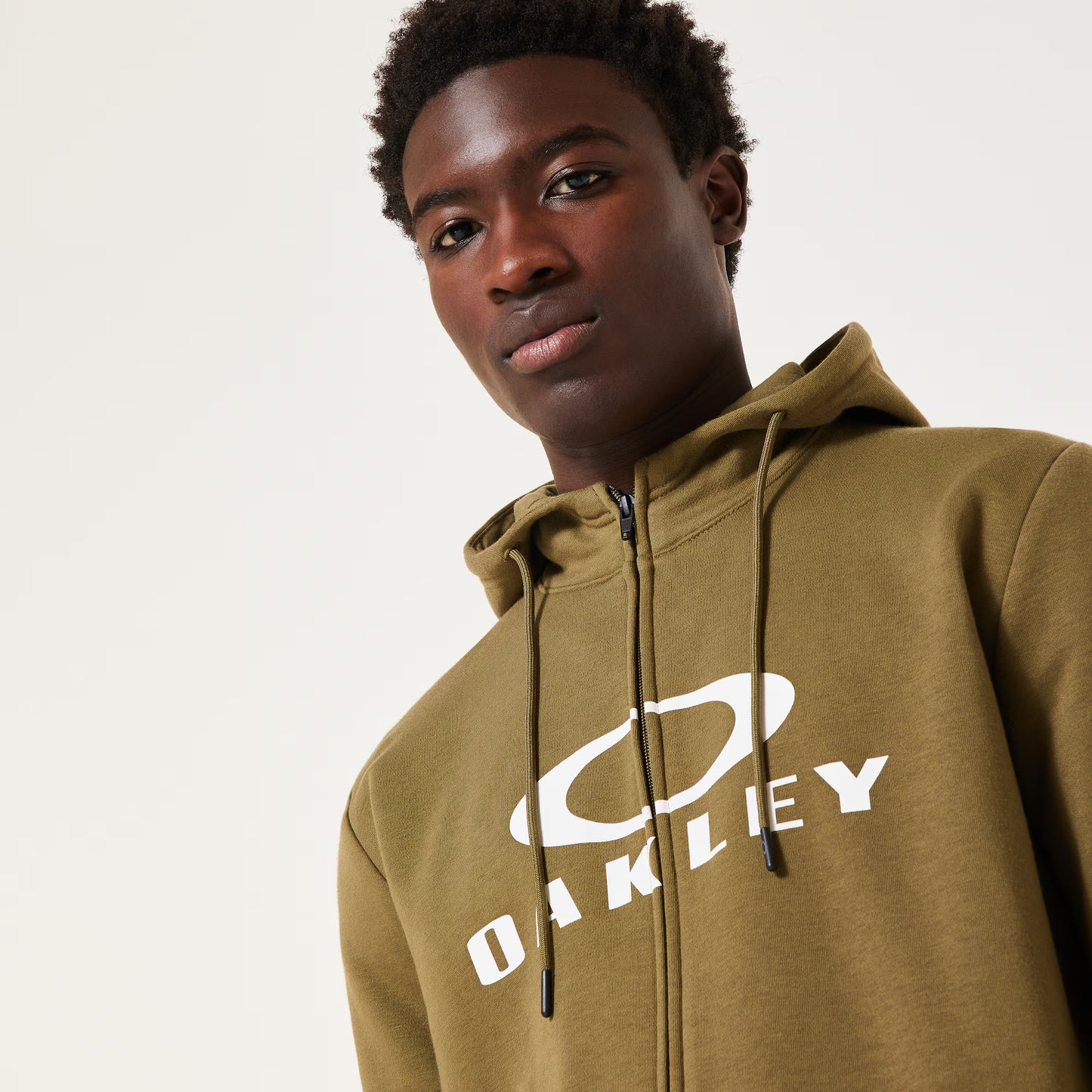 OAKLEY BARK FZ HOODIE 2.0 Moletom com capuz verde exército