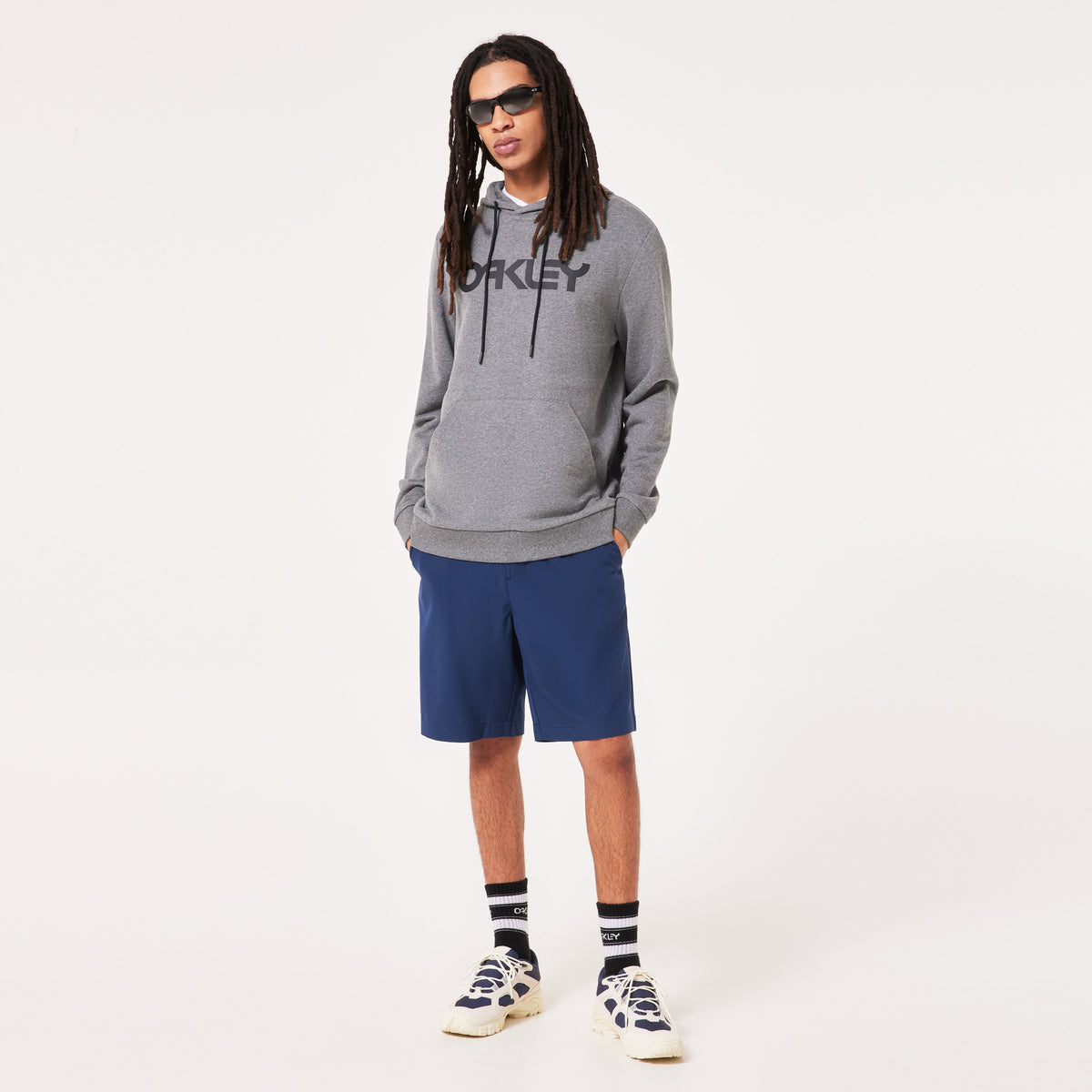 Sweat com Capuz OAKLEY B1B PO HOODIE 2.0 Cinzento/Preto