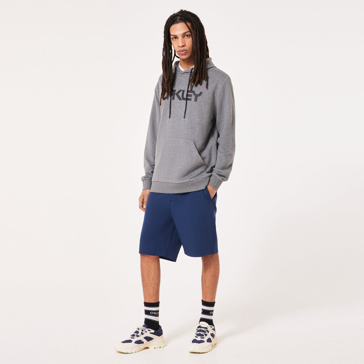 Sweat com Capuz OAKLEY B1B PO HOODIE 2.0 Cinzento/Preto