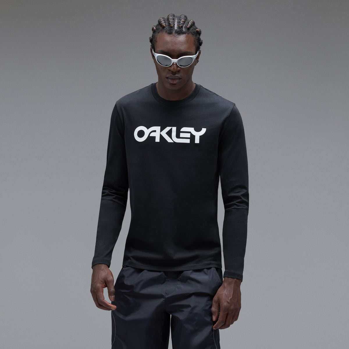 T-Shirt OAKLEY MARK II TEE 2.0 Mangas Compridas Preto/Branco