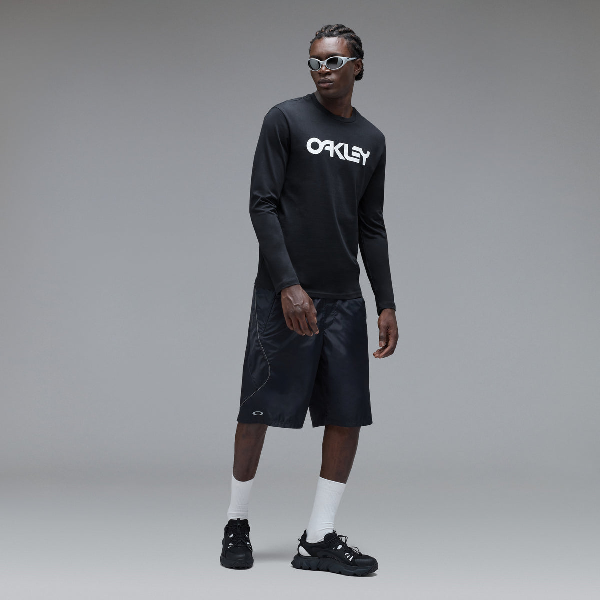 T-Shirt OAKLEY MARK II TEE 2.0 Mangas Compridas Preto/Branco