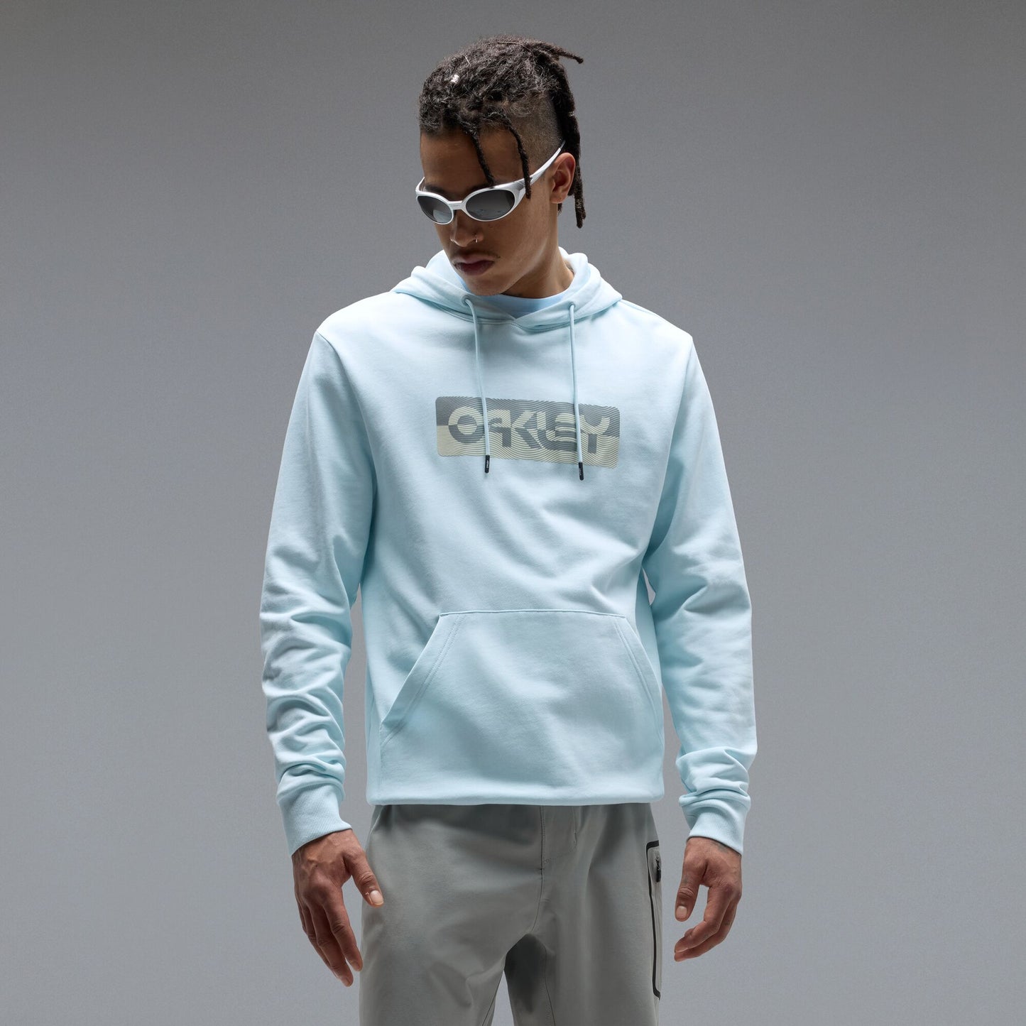 Casaco com capuz OAKLEY DUALITY B1B PO Frost Blue