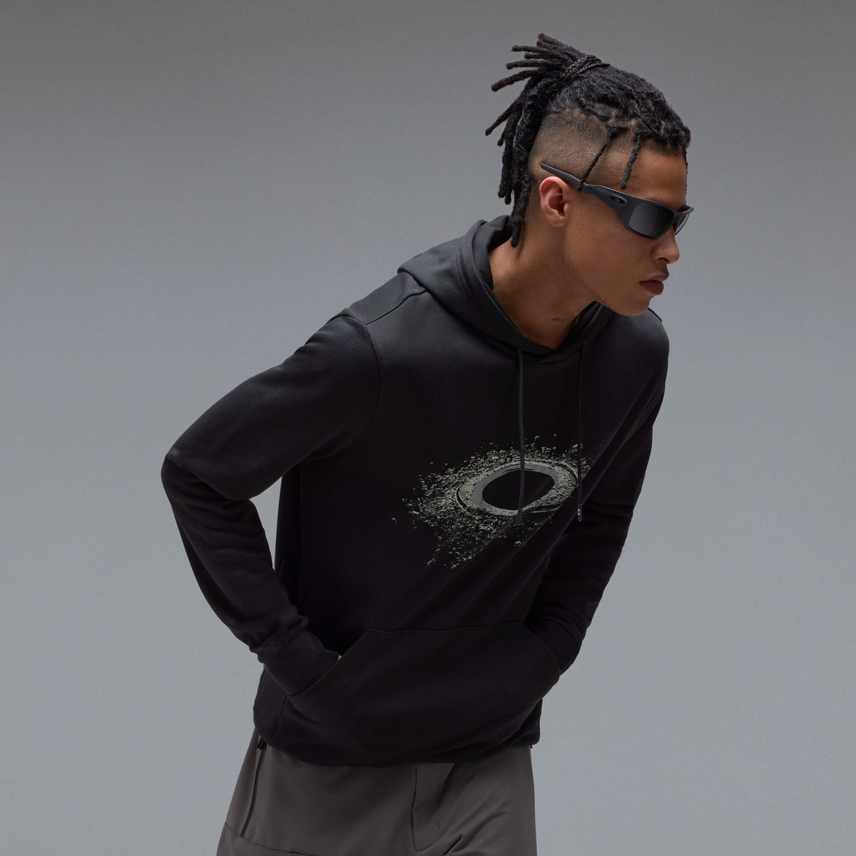 Sweat com Capuz OAKLEY LUNAR ELLIPSE HOODIE Preto