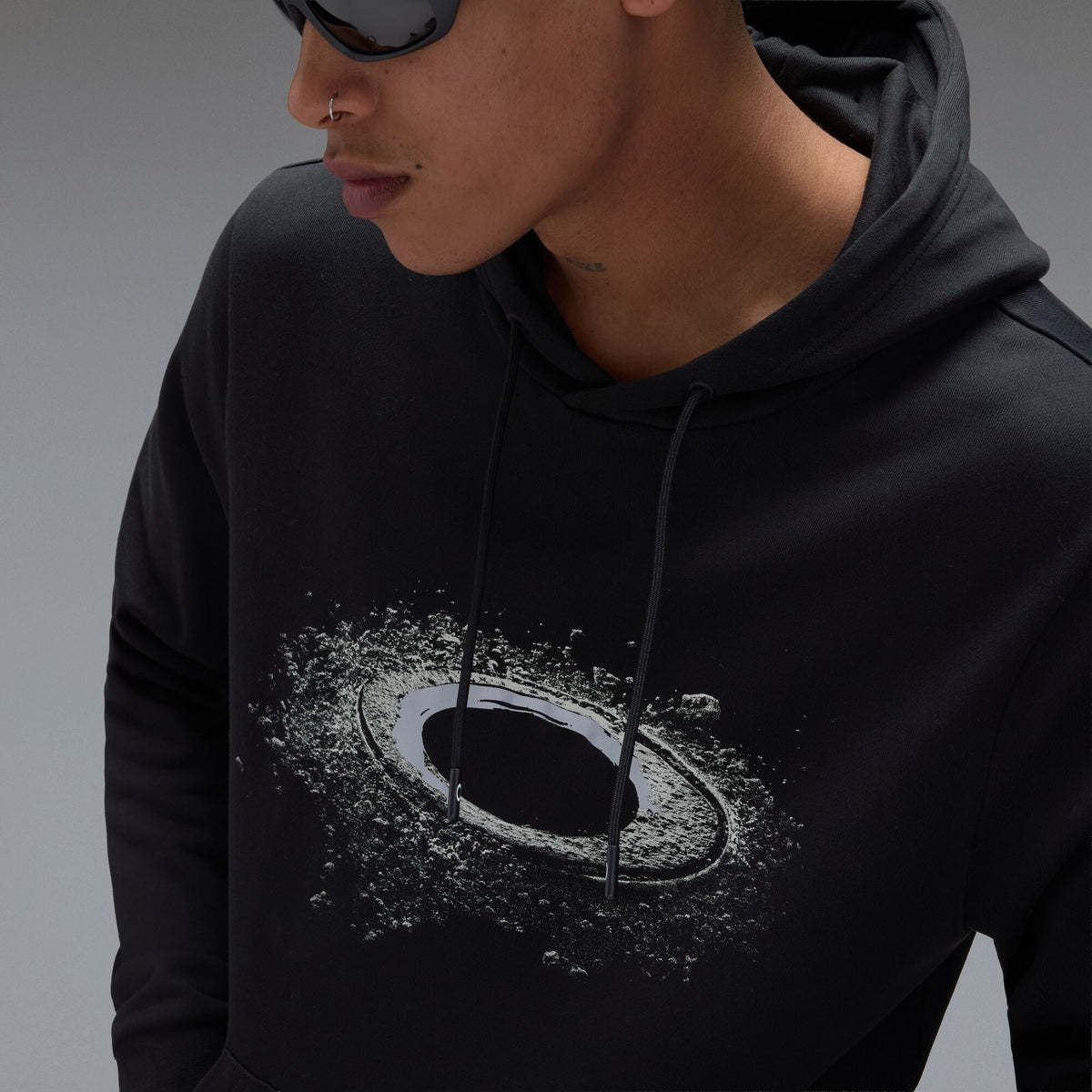 Sweat com Capuz OAKLEY LUNAR ELLIPSE HOODIE Preto