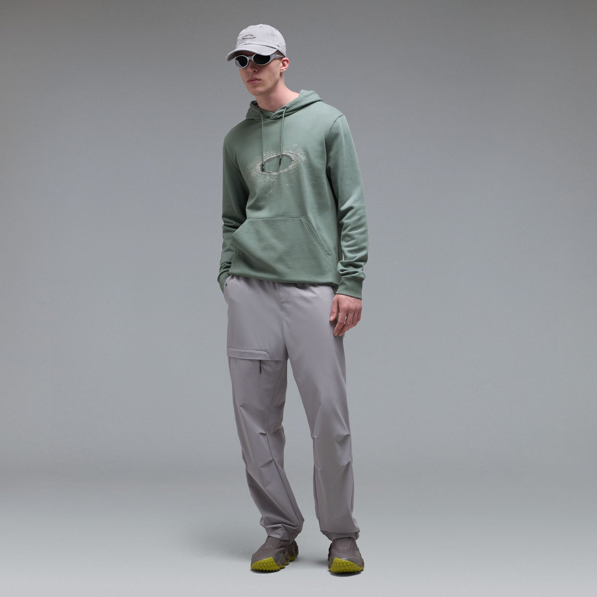 Sweatshirt com Capuz OAKLEY LUNAR ELLIPSE HOODIE Verde
