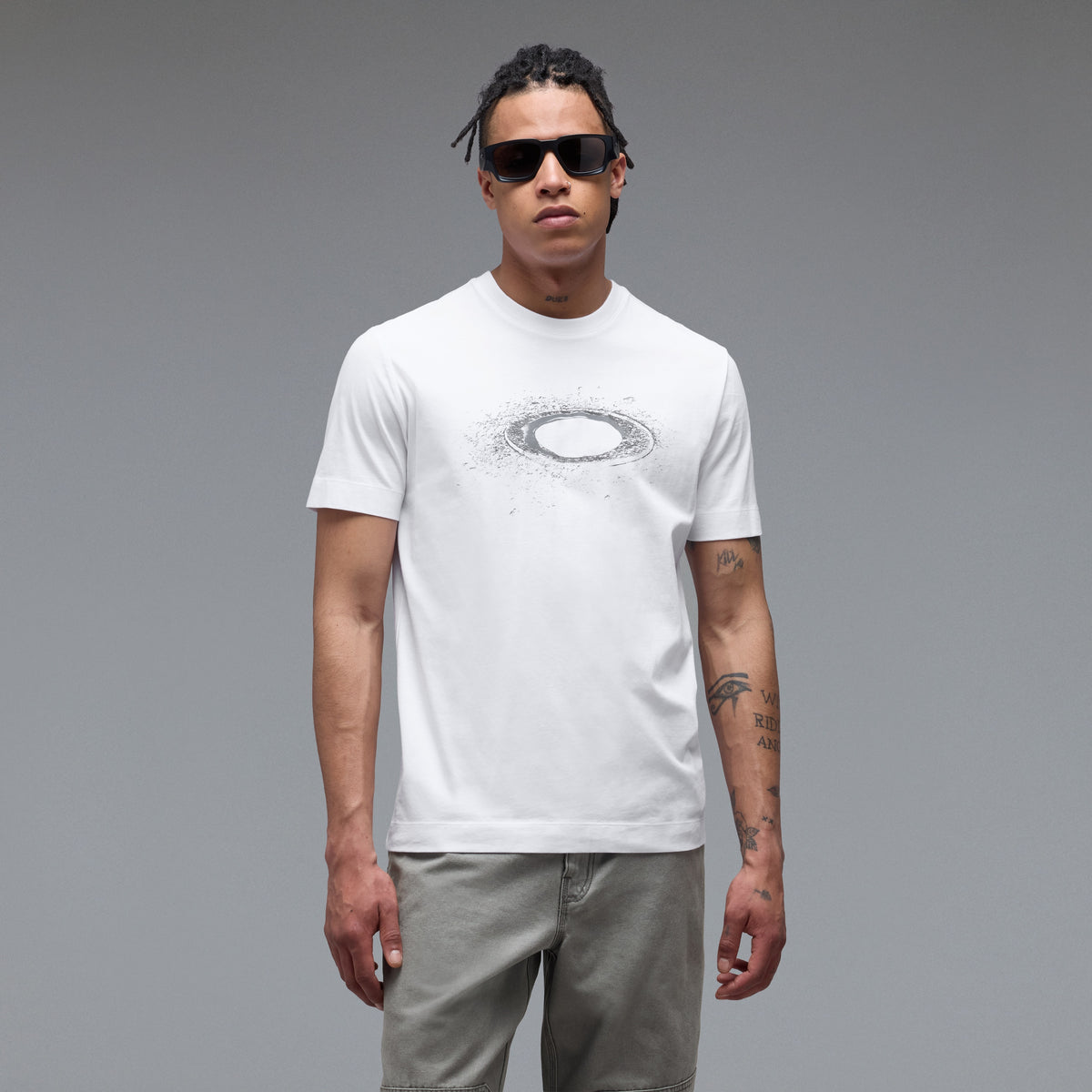 T-Shirt OAKLEY LUNAR ELLIPSE TEE Branco