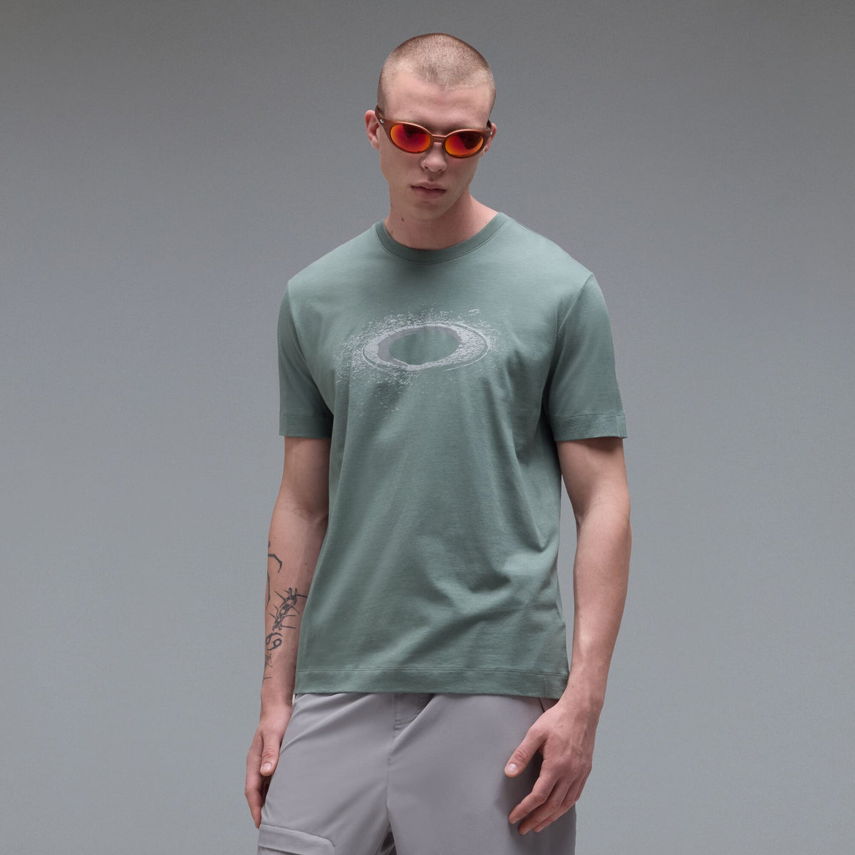 T-Shirt OAKLEY LUNAR ELLIPSE TEE Verde