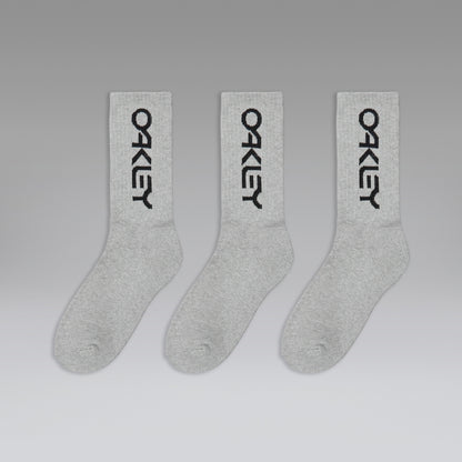 Meias OAKLEY B1B SOCKS 2.0 Cinzento (x3 pares)