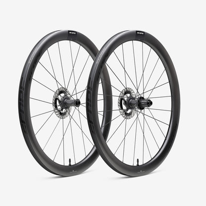 Par de rodas SCOPE Race All Road R4.A Tubeless Ready (Centerlock) pretas