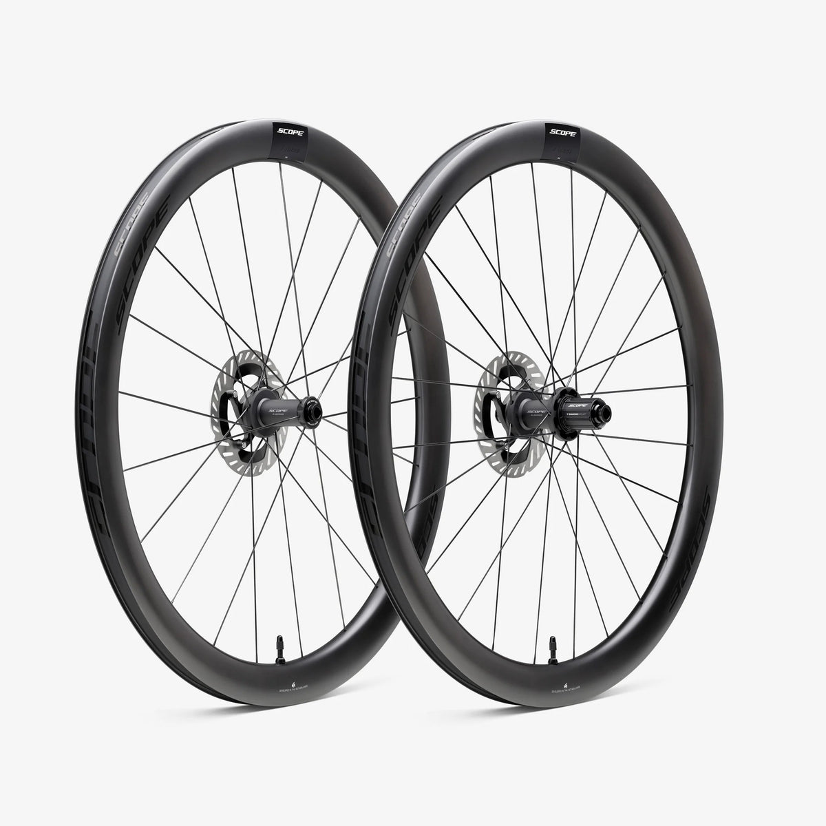 Par de Rodas SCOPE Race R4 Tubeless Ready (Centerlock) Preto