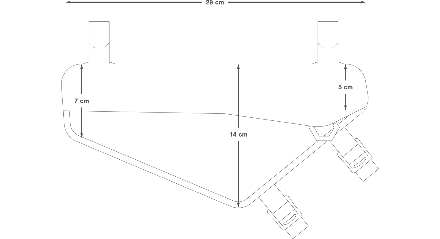 Saco para quadros APIDURA RACING FRAME PACK 2,4 L Preto
