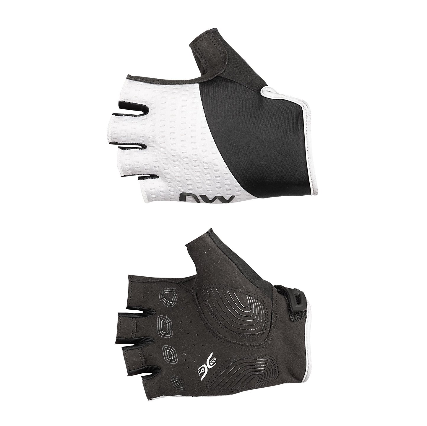 NORTHWAVE FAST Short Gloves Cinzento Claro/Preto