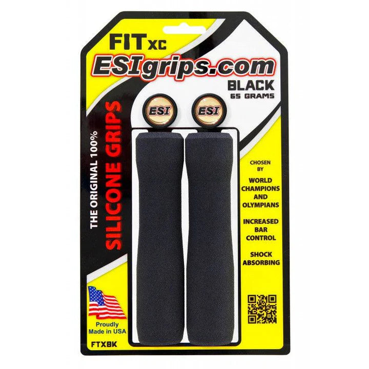 Punhos ESI FIT XC (EXTRA CHUNKY/CHUNKY COMBO) 130 mm Preto