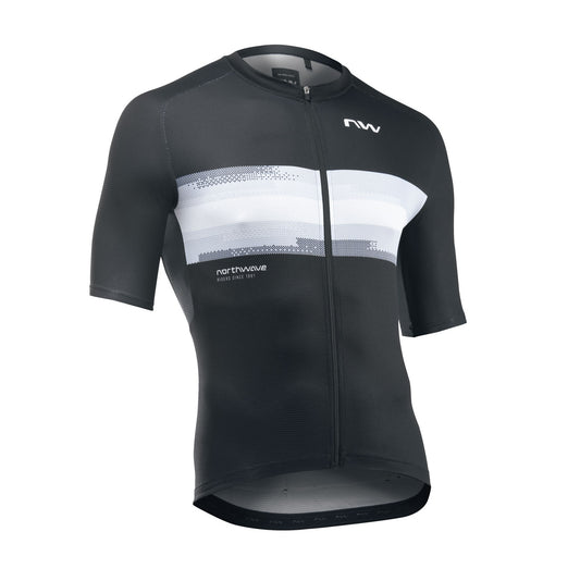 Camisola de manga curta NORTHWAVE FORCE EVO Preto/Branco