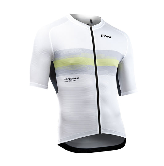 Camisola de manga curta NORTHWAVE FORCE EVO Branco/Verde