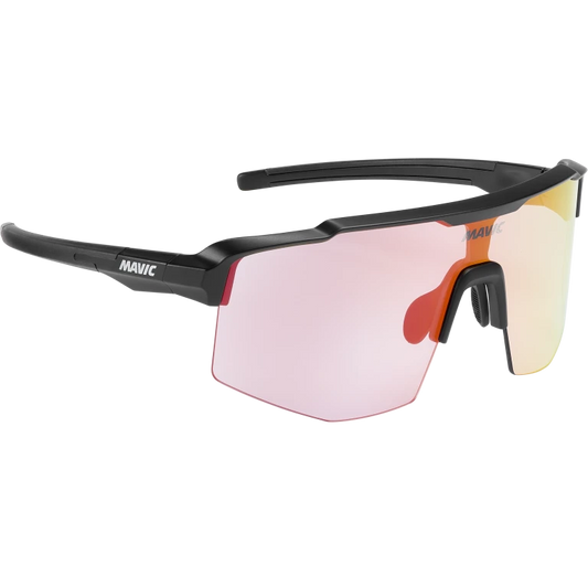 Óculos de proteção MAVIC MVS SHIELD Lentes fotocromáticas pretas e vermelhas