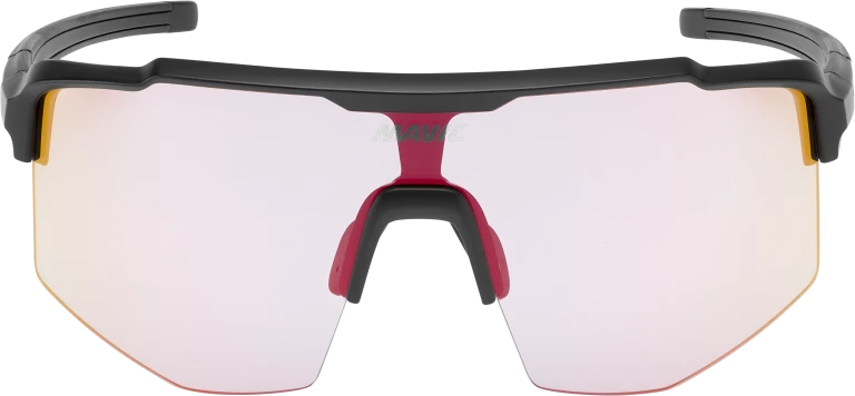 Óculos de proteção MAVIC MVS SHIELD Lentes fotocromáticas pretas e vermelhas