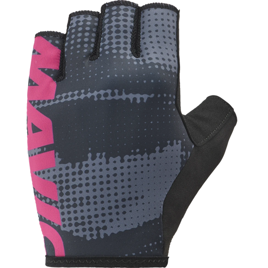 Luvas curtas MAVIC ESSENTIAL PADDED GRAPHIC Cinzento/Rosa