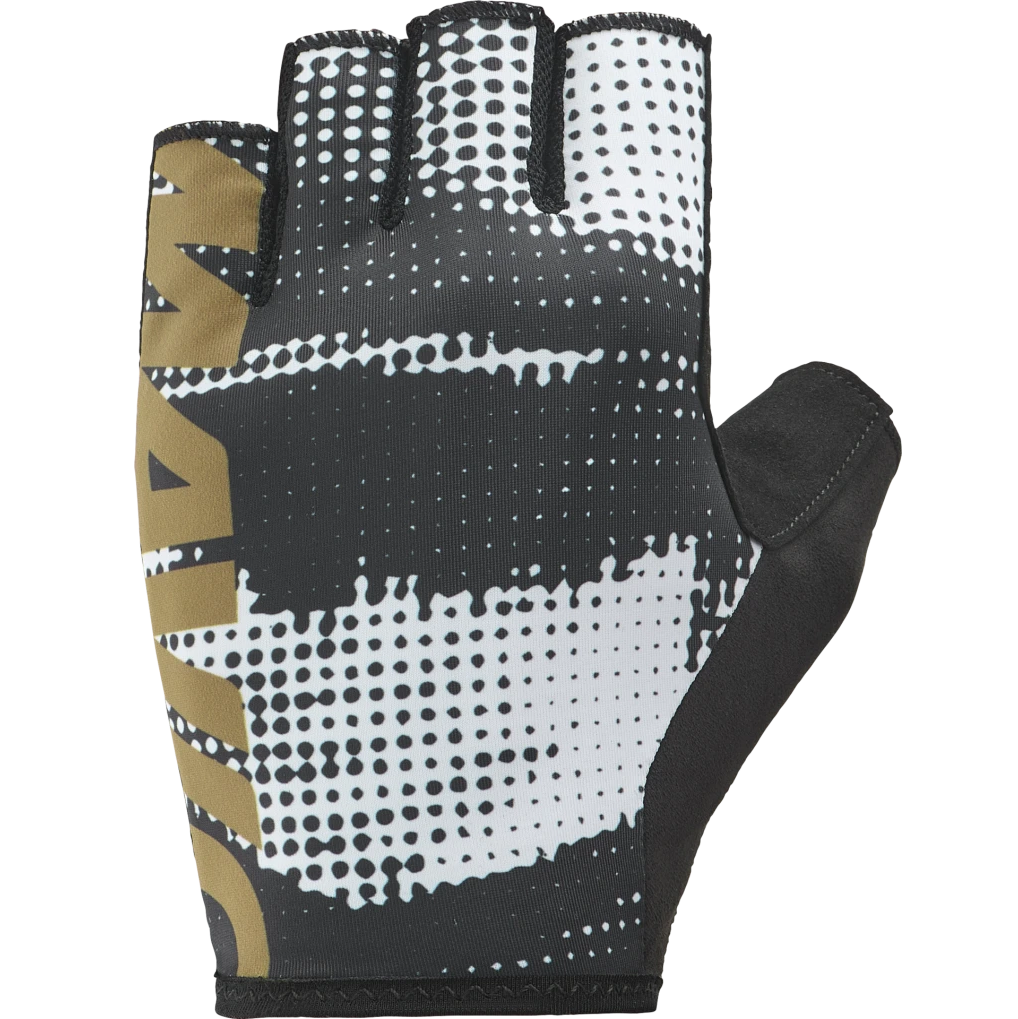Luvas curtas MAVIC ESSENTIAL PADDED GRAPHIC Preto/Branco