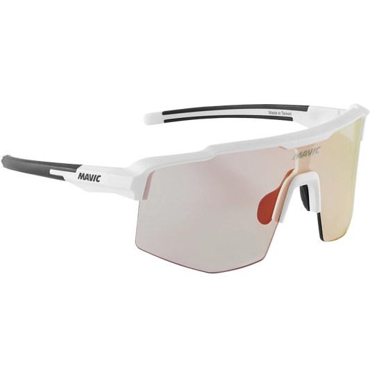 Óculos de proteção MAVIC MVS SHIELD Lentes fotocromáticas brancas e vermelhas