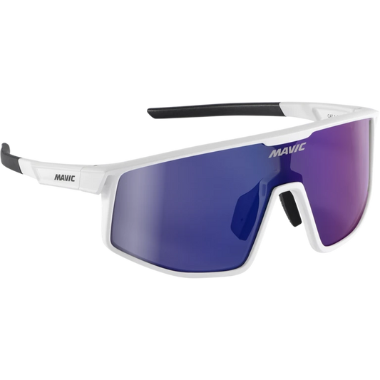 Óculos Mavic MVS Speedblast brancos com lente azul