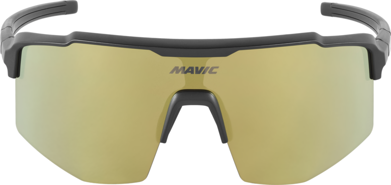 Óculos Mavic MVS Shield pretos e dourados – vista 3
