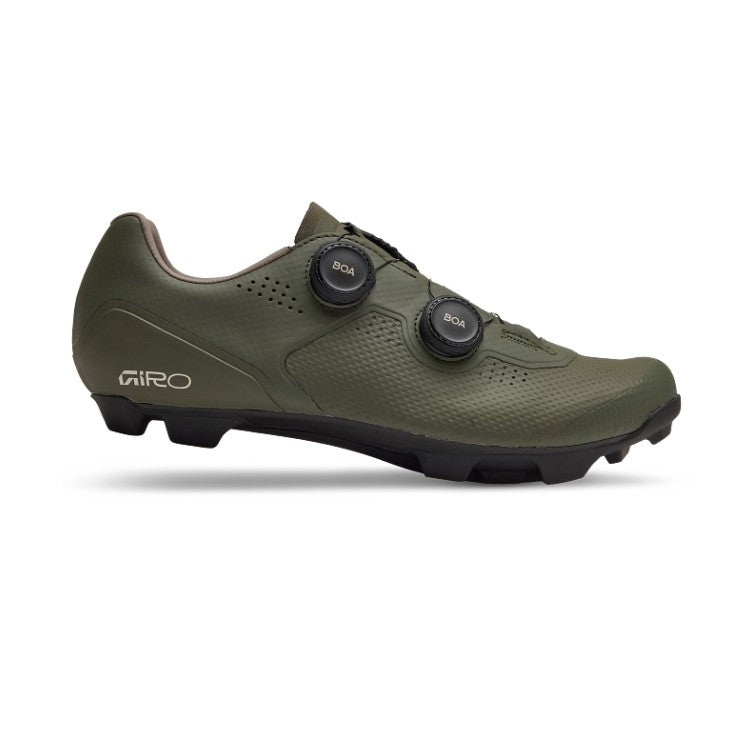 GIRO REGIME XC Verde Sálvia Escura Sapatos MTB XC/Gravel