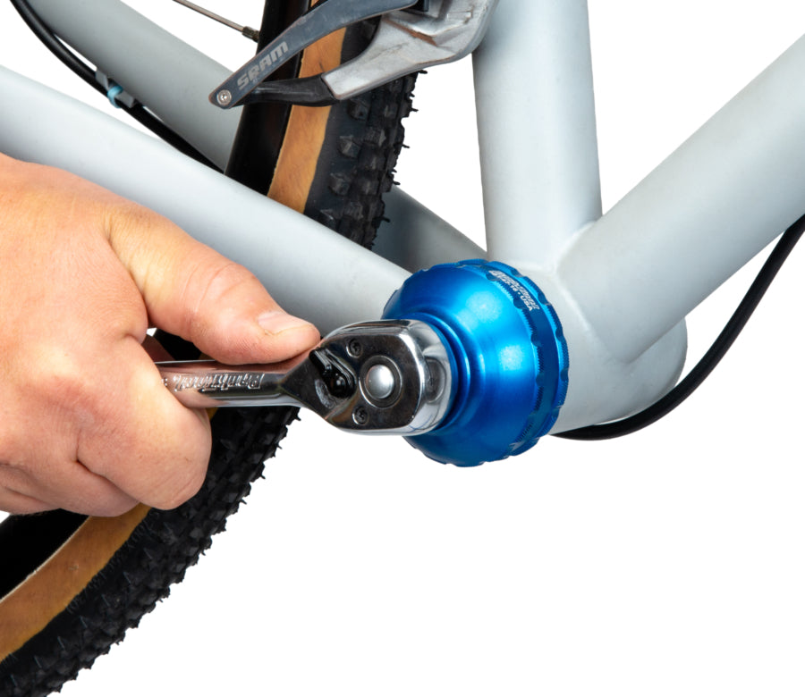 Park Tool GPS: pino inserido num movimento pedaleiro