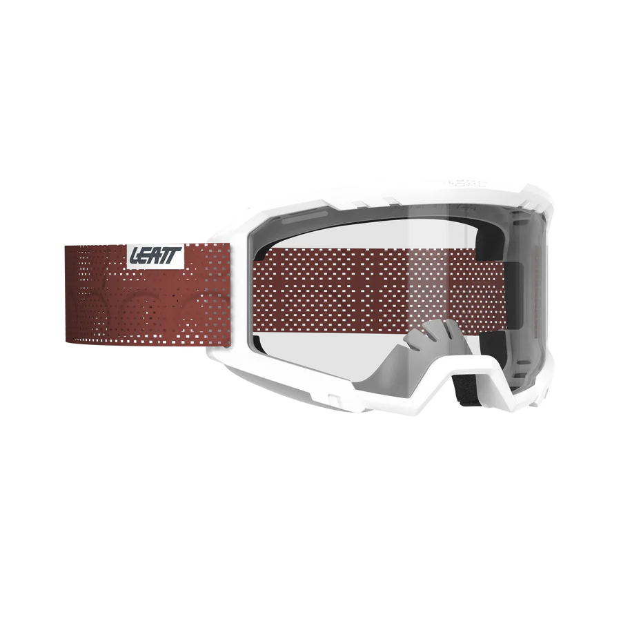 Óculos de proteção LEATT VIZION 2.0 MTB Branco CLEAR 90 VLT