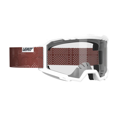 Máscara LEATT VIZION 2.0 MTB Branco Ecrã Transparente