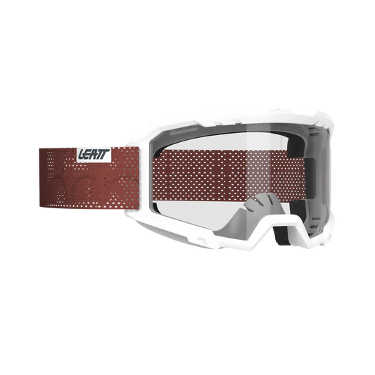 Óculos de proteção LEATT VIZION 2.0 MTB Branco CLEAR 90 VLT