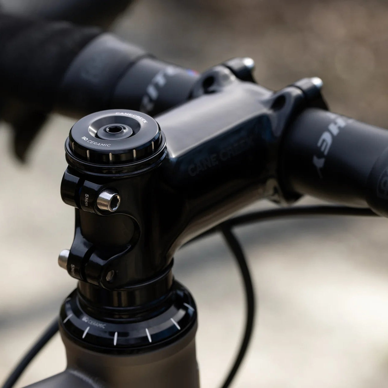 CANE CREEK 110 Ceramic Tapered Headset, 1 1/8"-1.5", IS41/28.6/H9 | IS52/40, preto/prata