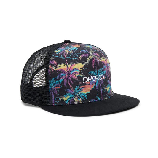 Boné DHARCO FLAT BRIM TRUCKER STOKE WIZZARD Preto