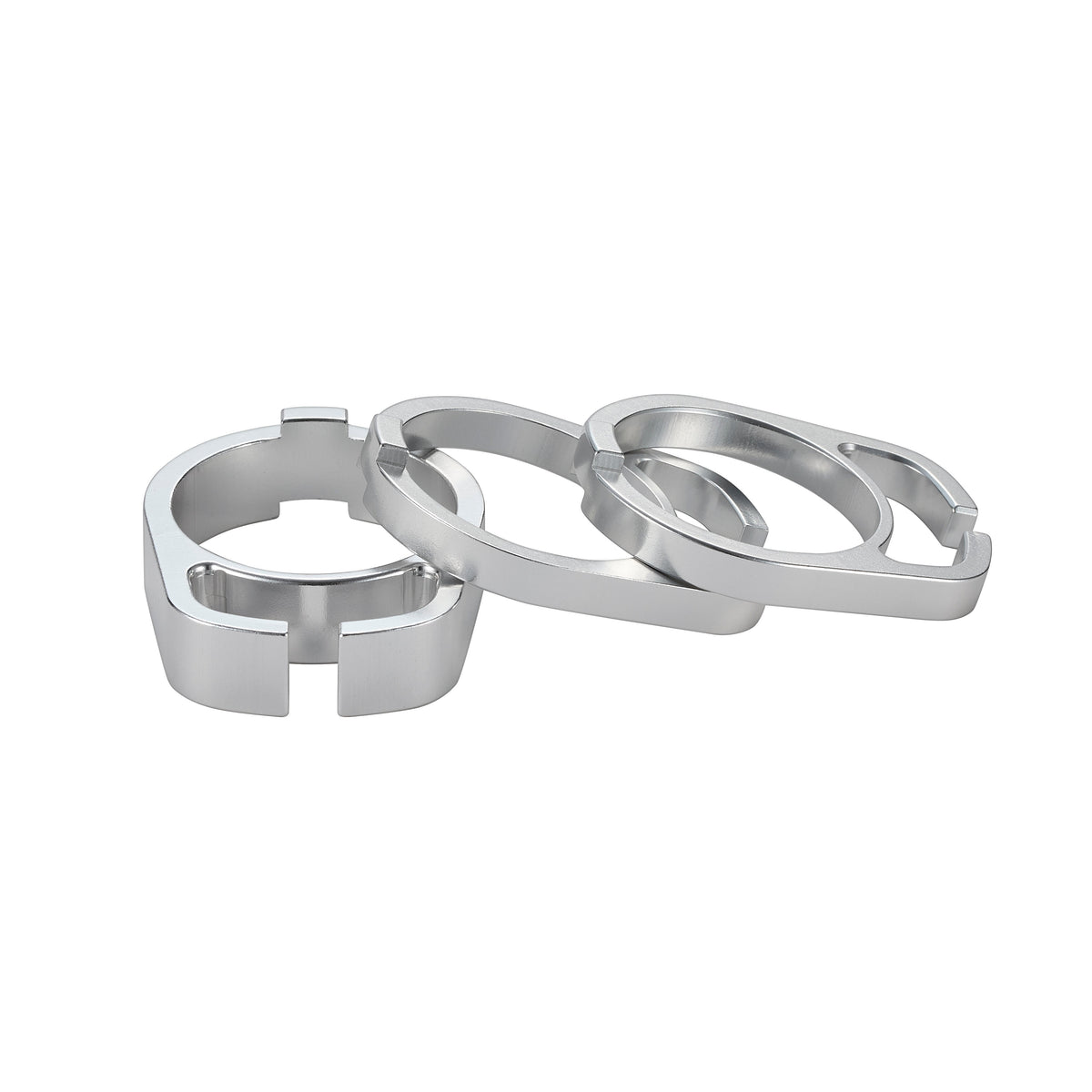 Kit de espaçadores CANE CREEK Interlock HCR 2x5mm 1x10mm prateado
