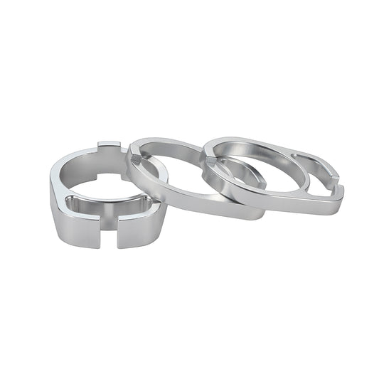 Kit de espaçadores CANE CREEK Interlock HCR 2x5mm 1x10mm prateado