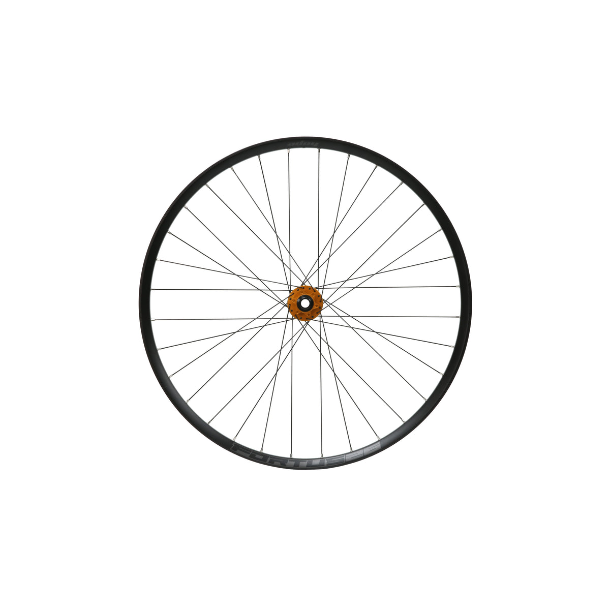 Roda dianteira HOPE Fortus 26 W de 27,5 polegadas, cubo Pro 5 laranja