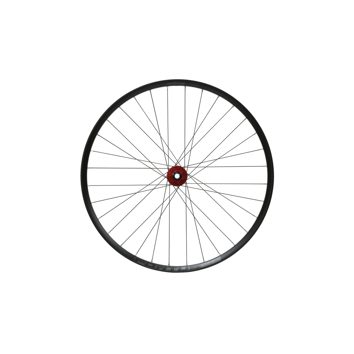 Roda dianteira HOPE Fortus 26 W de 27,5 polegadas, cubo Pro 5 vermelho