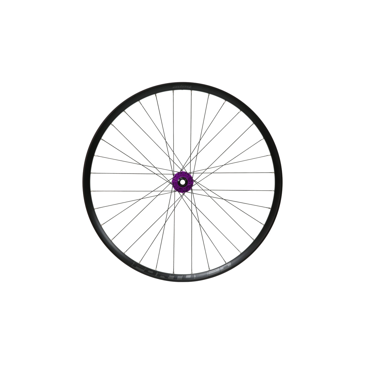 Roda dianteira HOPE Fortus 30 W de 27,5 polegadas, cubo Pro 5 roxo