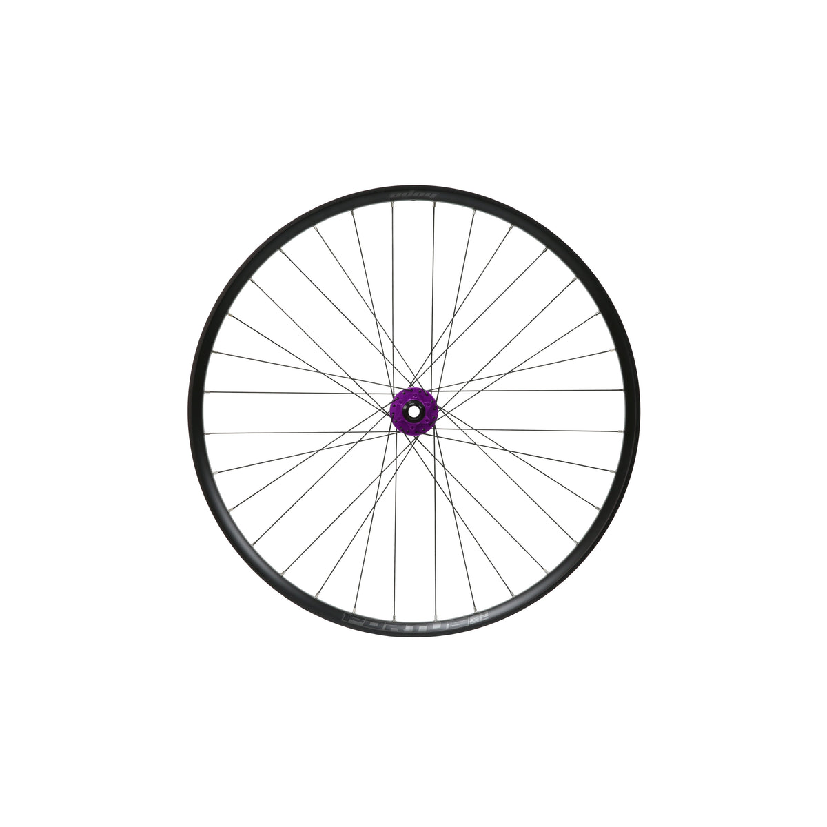 Roda dianteira HOPE Fortus 30 W SC de 27,5 polegadas, cubo Pro 5 roxo