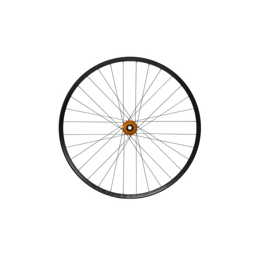 Roda dianteira HOPE Fortus 35 W de 27,5 polegadas, cubo Pro 5 laranja