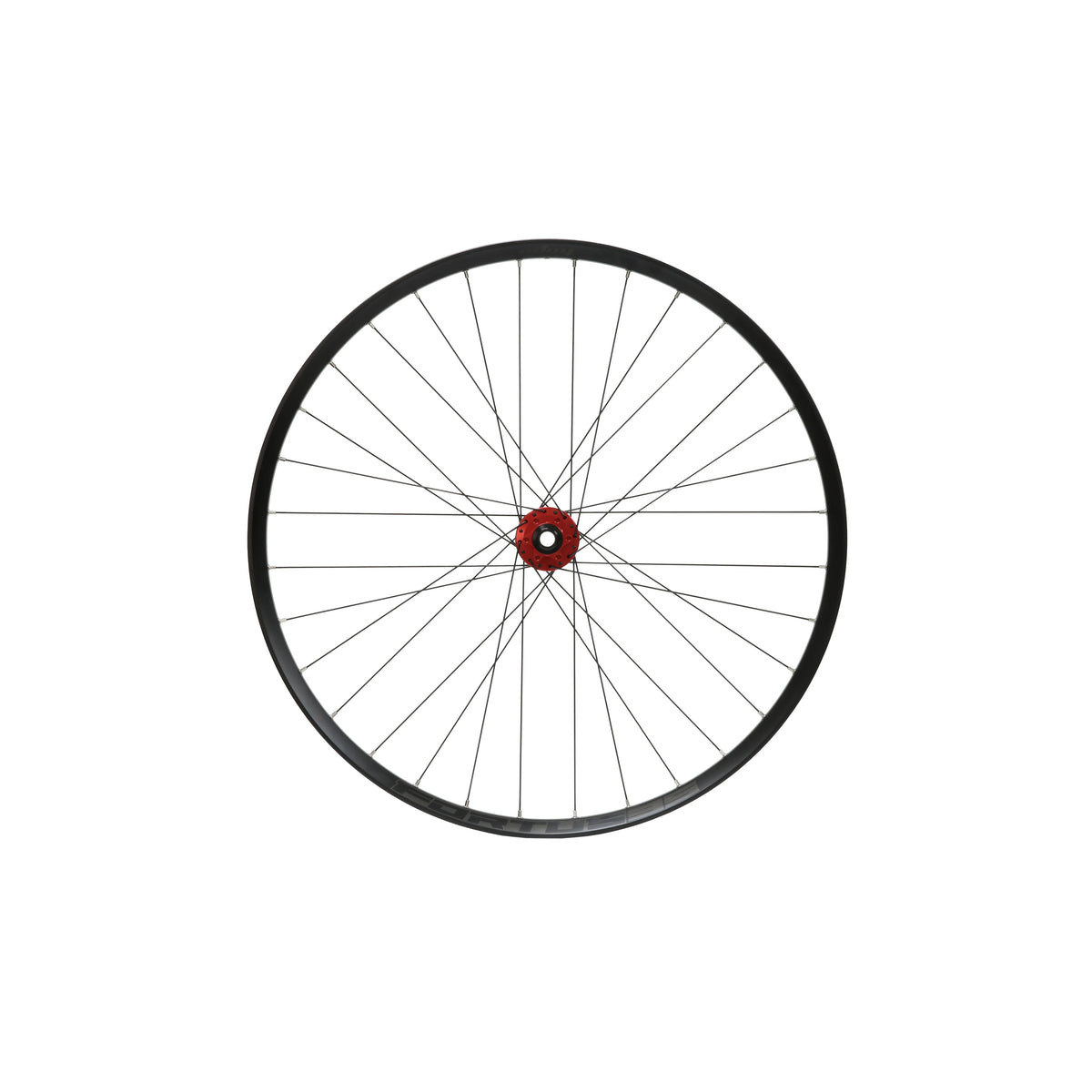 Roda dianteira HOPE Fortus 35 W de 27.5 polegadas, cubo Pro 5 vermelho