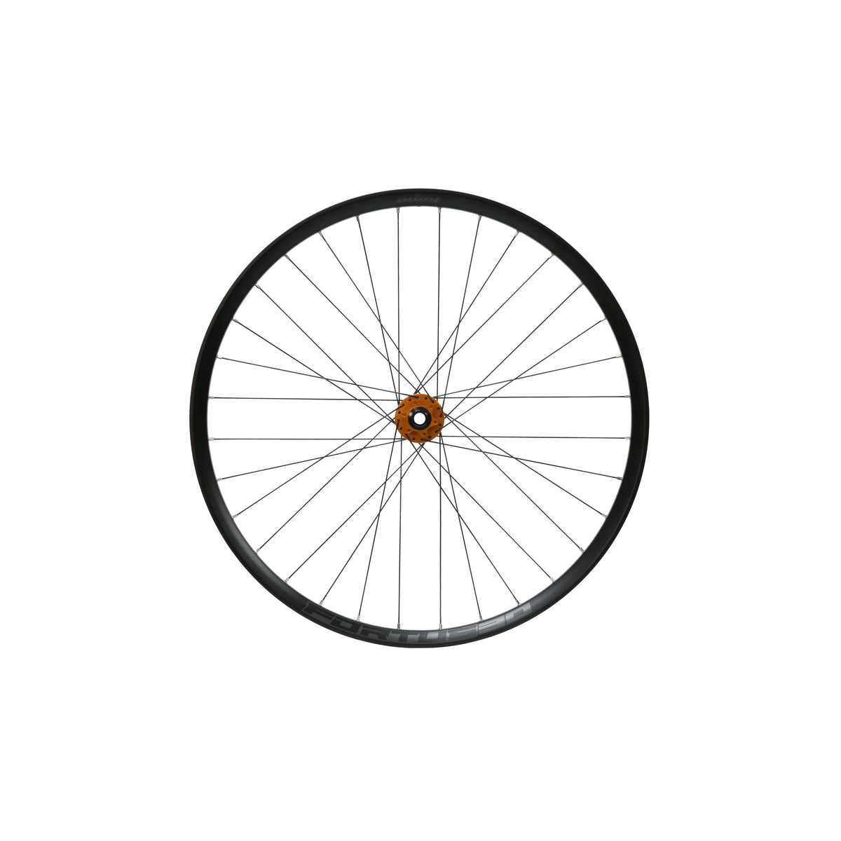 Roda dianteira HOPE Fortus 30 W de 29 polegadas, cubo Pro 5 laranja